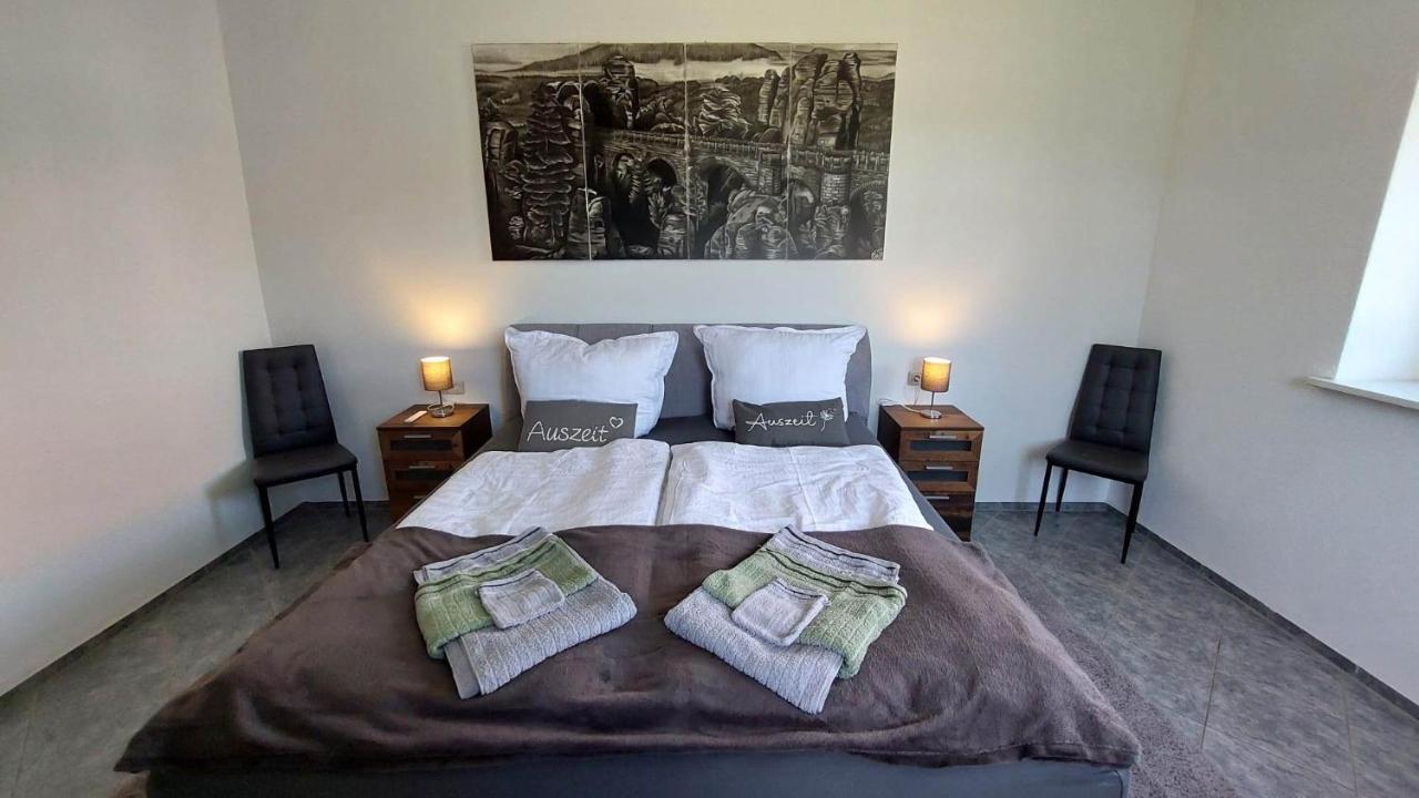 Ferienwohnung Am Hofladen Hellendorf - Saechsische Schweiz Bad Gottleuba 外观 照片