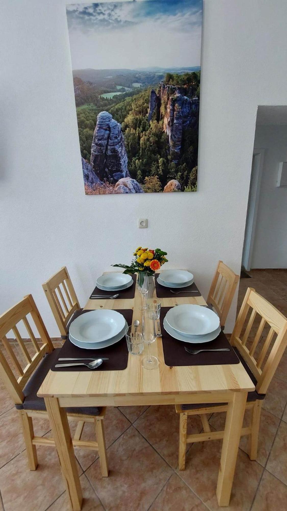Ferienwohnung Am Hofladen Hellendorf - Saechsische Schweiz Bad Gottleuba 外观 照片